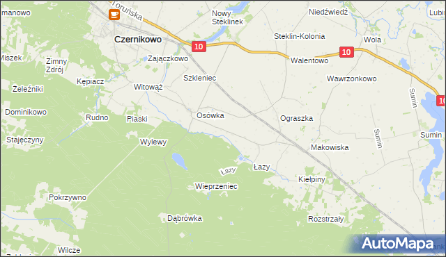 mapa Osówka-Kolonia, Osówka-Kolonia na mapie Targeo