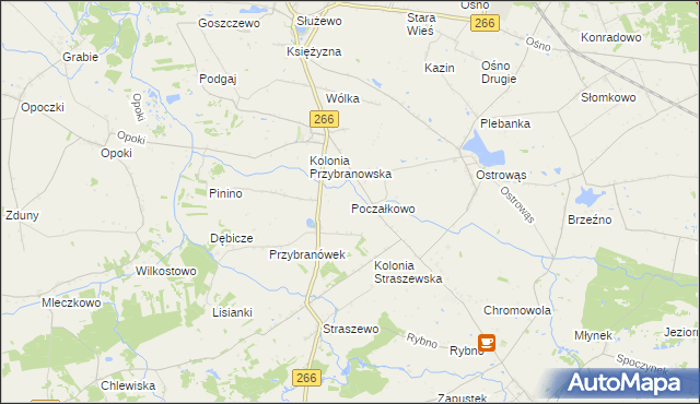 mapa Poczałkowo, Poczałkowo na mapie Targeo