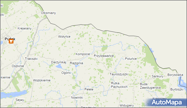 mapa Przystawańce, Przystawańce na mapie Targeo