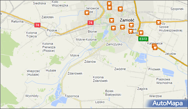 mapa Skokówka, Skokówka na mapie Targeo