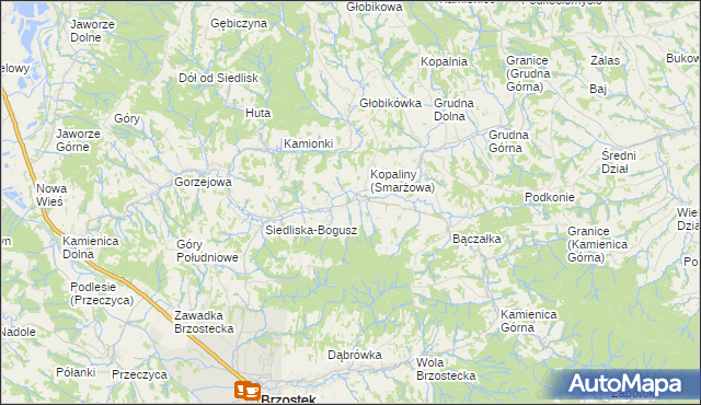 mapa Smarżowa, Smarżowa na mapie Targeo