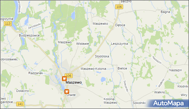 mapa Stodólska, Stodólska na mapie Targeo