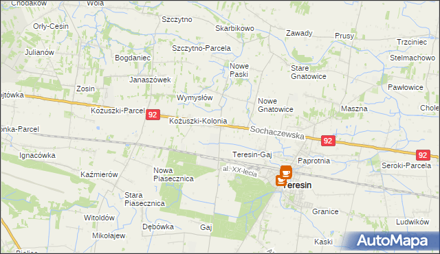 mapa Topołowa, Topołowa na mapie Targeo