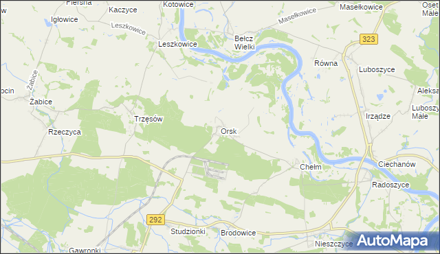 mapa Orsk, Orsk na mapie Targeo