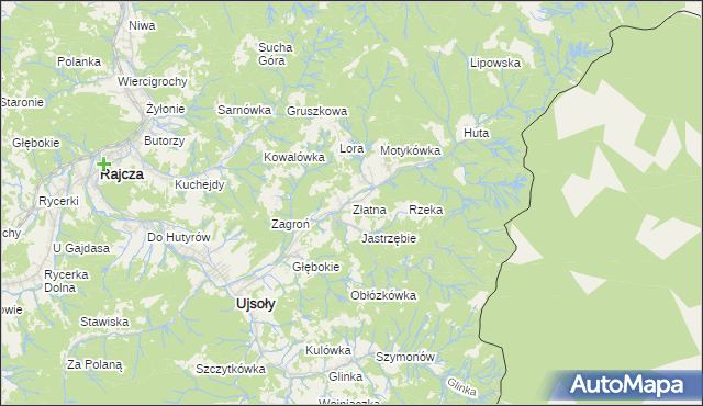 mapa Złatna, Złatna na mapie Targeo