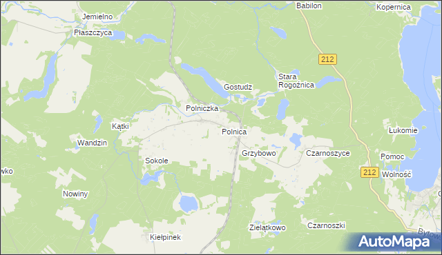 mapa Polnica, Polnica na mapie Targeo