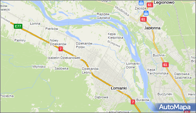 mapa Kiełpin Poduchowny, Kiełpin Poduchowny na mapie Targeo