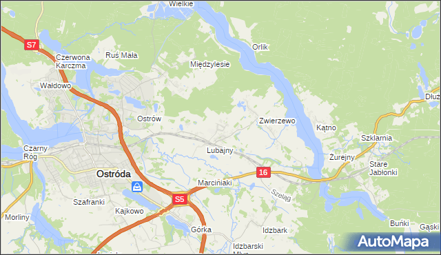 mapa Nowe Siedlisko, Nowe Siedlisko na mapie Targeo