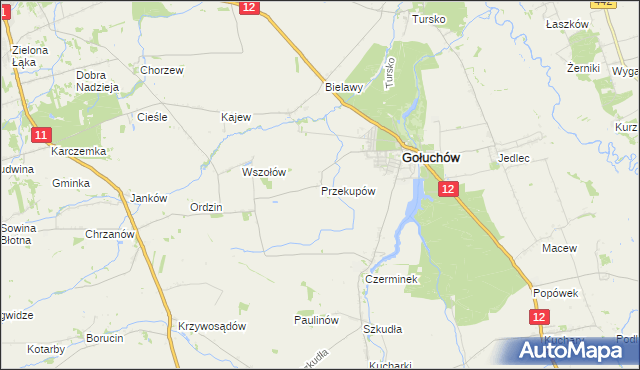 mapa Przekupów, Przekupów na mapie Targeo