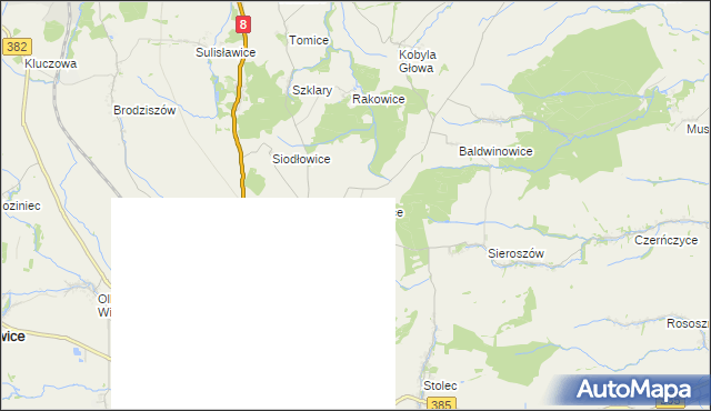 mapa Bobolice gmina Ząbkowice Śląskie, Bobolice gmina Ząbkowice Śląskie na mapie Targeo