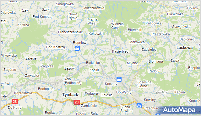 mapa Bałażówka, Bałażówka na mapie Targeo