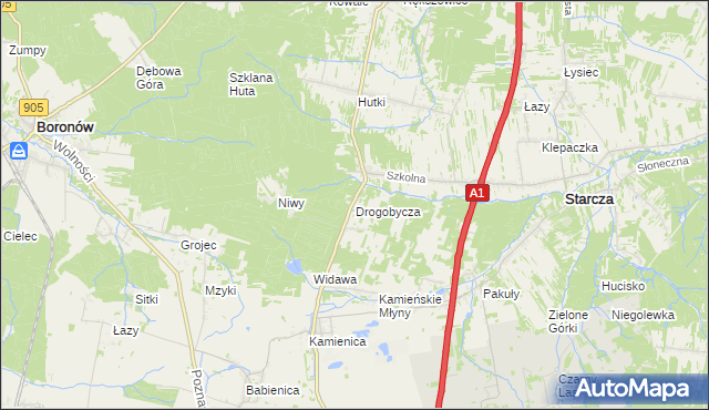 mapa Drogobycza, Drogobycza na mapie Targeo