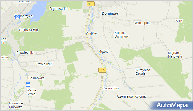 mapa Głuszczyzna gmina Głusk, Głuszczyzna gmina Głusk na mapie Targeo