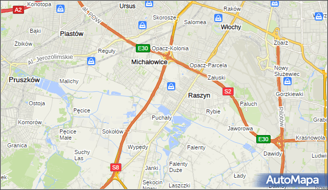 mapa Nowe Grocholice, Nowe Grocholice na mapie Targeo