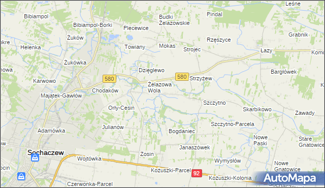 mapa Nowe Mostki, Nowe Mostki na mapie Targeo