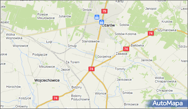 mapa Wyszmontów, Wyszmontów na mapie Targeo