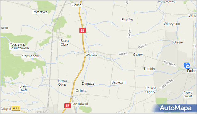 mapa Borzęcice, Borzęcice na mapie Targeo