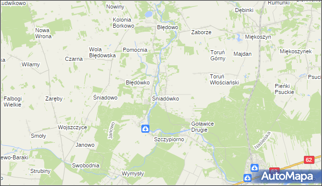 mapa Goławice Pierwsze, Goławice Pierwsze na mapie Targeo