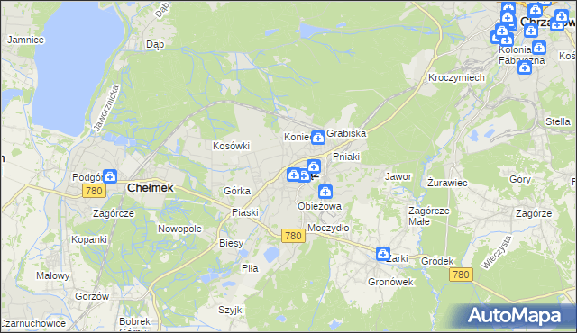 mapa Libiąż, Libiąż na mapie Targeo