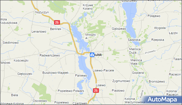 mapa Skulsk, Skulsk na mapie Targeo