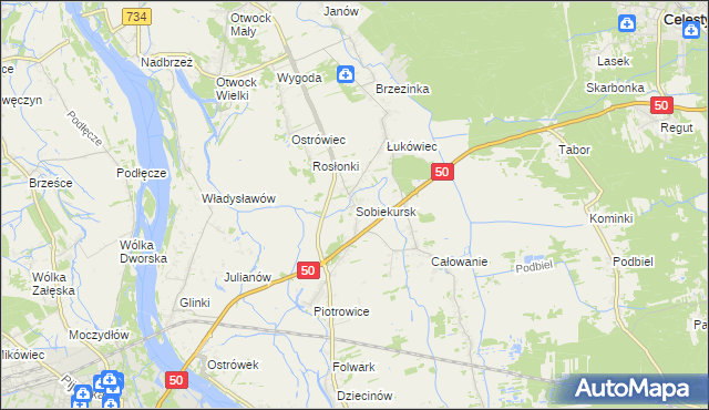 mapa Sobiekursk, Sobiekursk na mapie Targeo