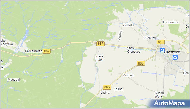 mapa Stare Sioło, Stare Sioło na mapie Targeo