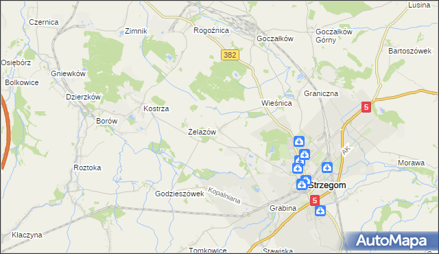 mapa Żółkiewka, Żółkiewka na mapie Targeo