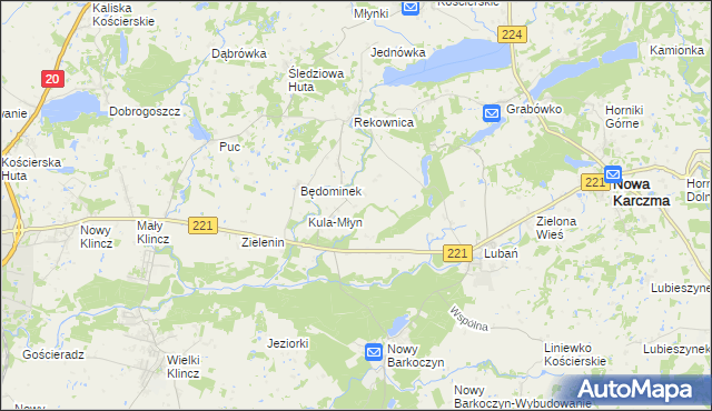 mapa Będomin, Będomin na mapie Targeo