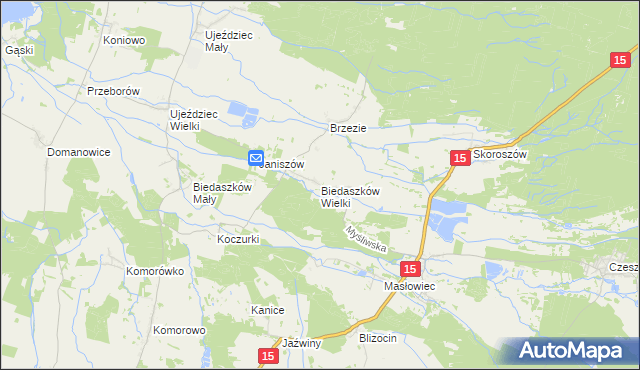 mapa Biedaszków Wielki, Biedaszków Wielki na mapie Targeo