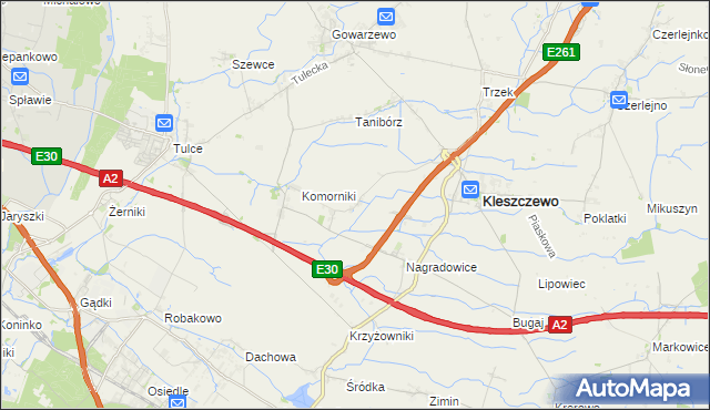 mapa Bylin, Bylin na mapie Targeo