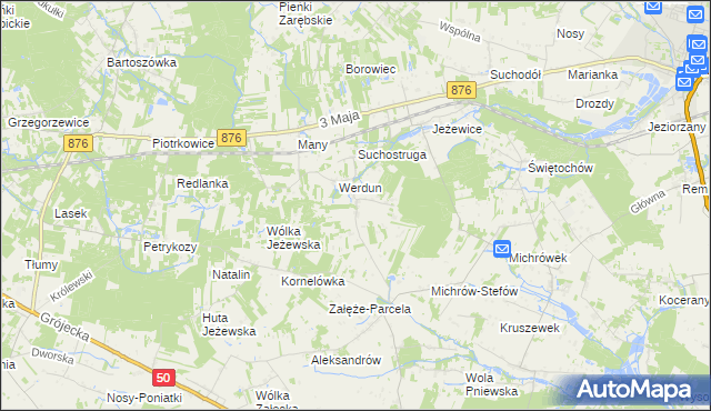 mapa Bystrzanów, Bystrzanów na mapie Targeo