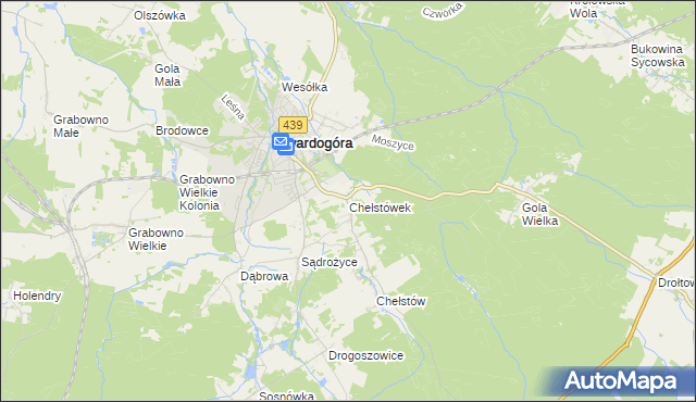 mapa Chełstówek, Chełstówek na mapie Targeo