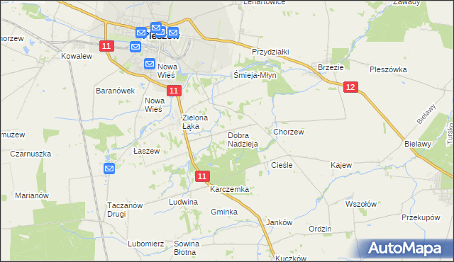 mapa Dobra Nadzieja, Dobra Nadzieja na mapie Targeo