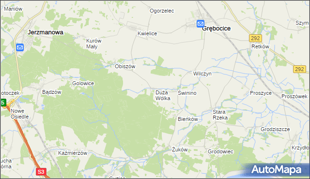 mapa Duża Wólka, Duża Wólka na mapie Targeo