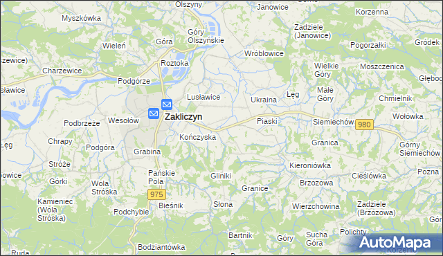 mapa Faściszowa, Faściszowa na mapie Targeo