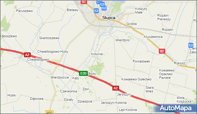 mapa Gółkowo, Gółkowo na mapie Targeo