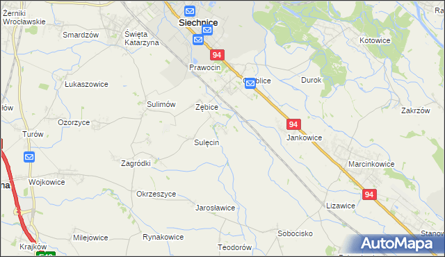 mapa Grodziszów, Grodziszów na mapie Targeo