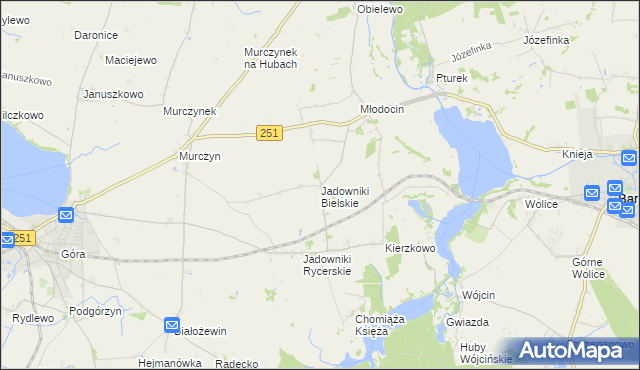 mapa Jadowniki Bielskie, Jadowniki Bielskie na mapie Targeo