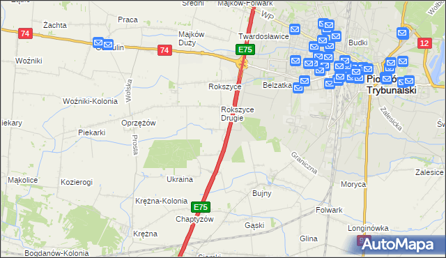 mapa Kargał-Las, Kargał-Las na mapie Targeo