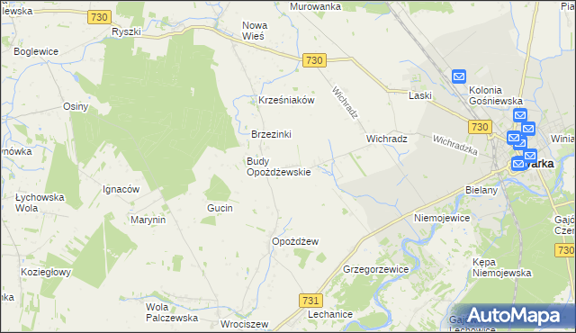 mapa Kazimierków, Kazimierków na mapie Targeo