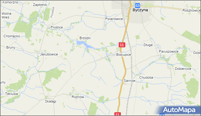 mapa Kochłowice, Kochłowice na mapie Targeo