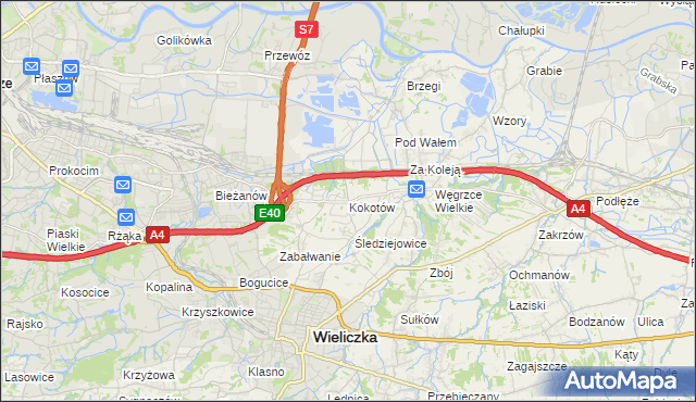 mapa Kokotów, Kokotów na mapie Targeo
