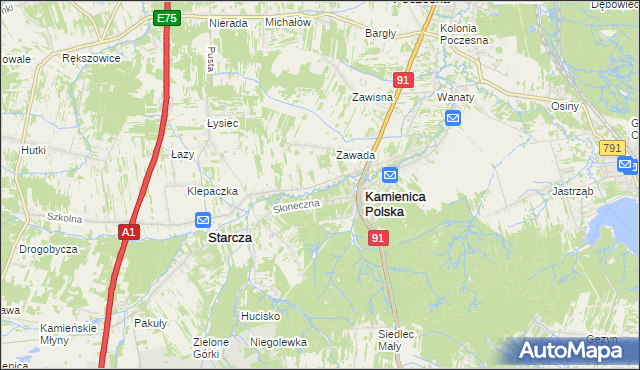 mapa Kolonia Klepaczka, Kolonia Klepaczka na mapie Targeo