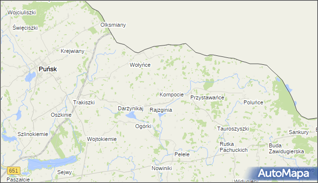 mapa Kompocie, Kompocie na mapie Targeo