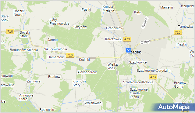 mapa Kromolin Nowy, Kromolin Nowy na mapie Targeo