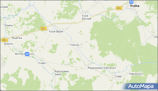 mapa Łempice gmina Ciechanowiec, Łempice gmina Ciechanowiec na mapie Targeo