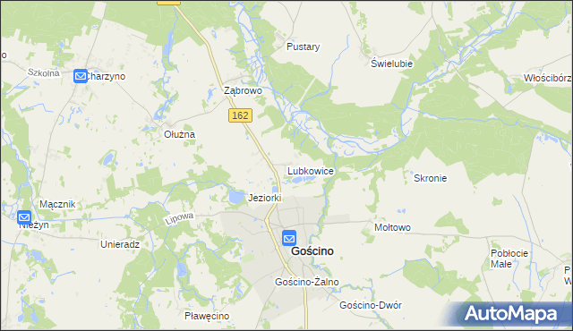 mapa Lubkowice, Lubkowice na mapie Targeo