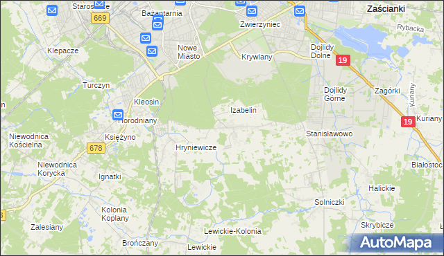 mapa Olmonty, Olmonty na mapie Targeo