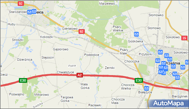 mapa Opatówko, Opatówko na mapie Targeo