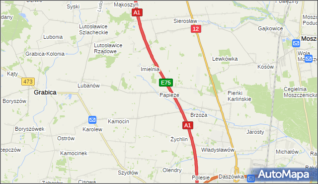 mapa Papieże, Papieże na mapie Targeo